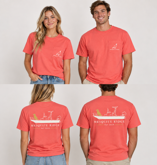 Ranch Roots. Coastal Living. Unisex Skiff Tee.